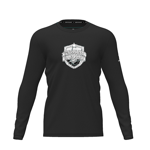 [CUS-DRIF-TEES-PER-CNK-LSL-BLK-YXS-LOGO2] Dri Fit Performance T-Shirt (Youth XS, Black, Logo 2, Long Sleeve)