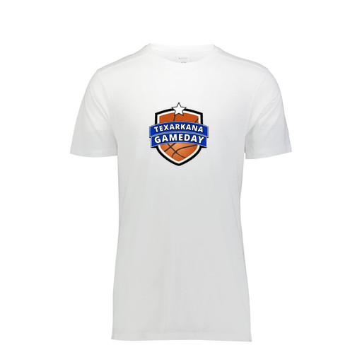 [FTSCUBWH-AS-LOGO2] Decker Men's Tri-Blend T-Shirt - Short Sleeve (Adult S, White, Logo 2)