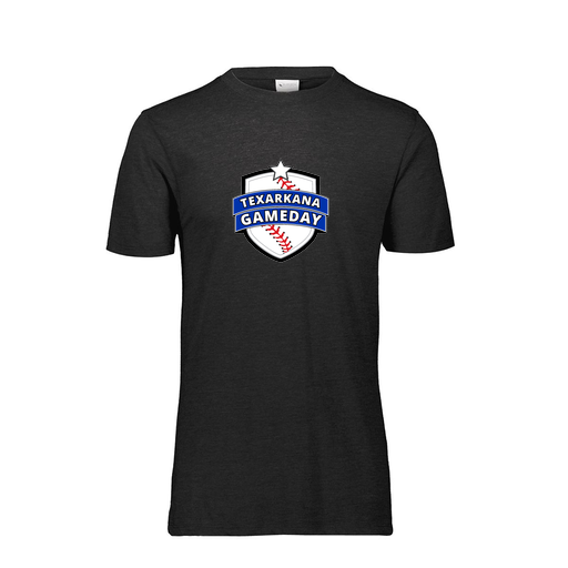 [FTSCUBBK-YS-LOGO3] Decker Youth Tri-Blend T-Shirt - Short Sleeve (Youth S, Black, Logo 3)