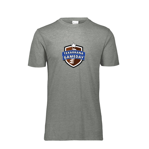 [FTSCUBGY-YS-LOGO1] Decker Youth Tri-Blend T-Shirt - Short Sleeve (Youth S, Gray, Logo 1)