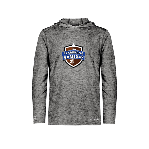 [FOLHCGBK-AS-LOGO1] Decker Men's Charge Hoodie (Adult S, Black, Logo 1)