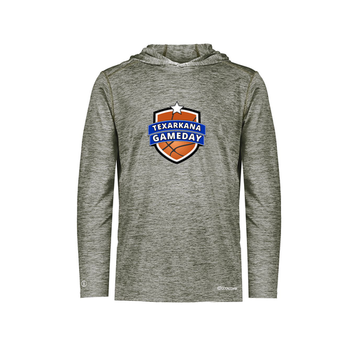 [FOLHCGGY-YS-LOGO2] Decker Youth Charge Hoodie (Youth S, Gray, Logo 2)