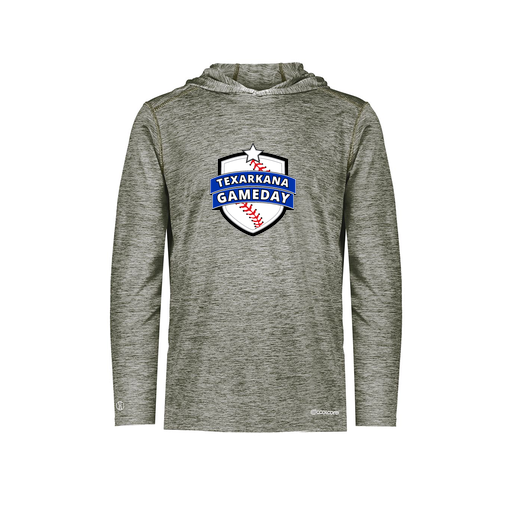 [FOLHCGGY-YS-LOGO3] Decker Youth Charge Hoodie (Youth S, Gray, Logo 3)