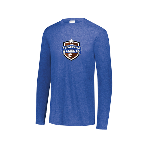 [3075.U55.XS-LOGO1] Men's LS Ultra-blend T-Shirt (Adult XS, Royal, Logo 1)