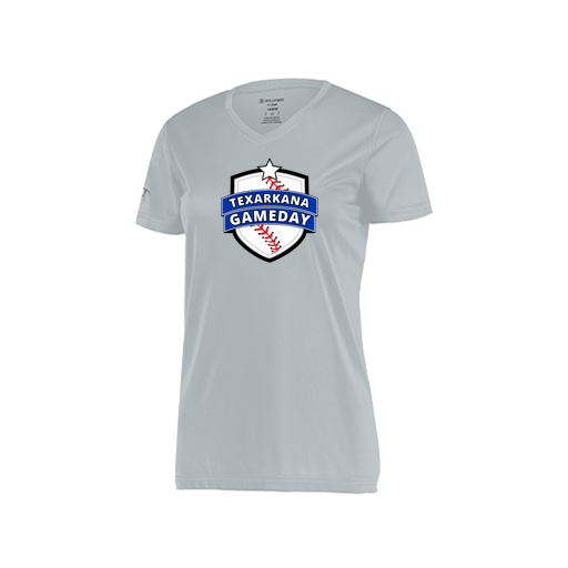 [222820.099.S-LOGO3] Ladies Movement Dri Fit Shirt (Female Adult S, Silver, Logo 3)